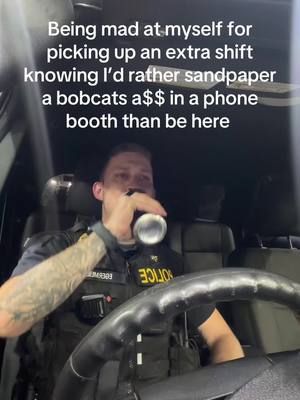 A post by @therabbit1414 on TikTok caption: And I’ll definitely do it again because I don’t learn my lesson 🙄 #copsoftiktok #lawenforment #nightshift #mississippi #fyp 