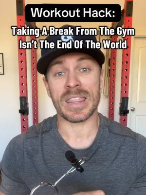 A post by @lostandlifting on TikTok caption: #greenscreenvideo Taking a break from the gym isn’t the end of the world. #liftingweights #buildmuscle #muscleloss 
