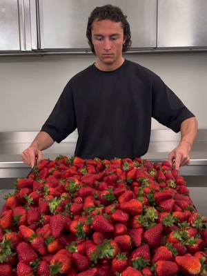 A post by @pastrychef_am on TikTok caption: How about a 🍓 ? . . . #pastry #pasticceria #italia #dessert #dolci #patisserie #strawberry 