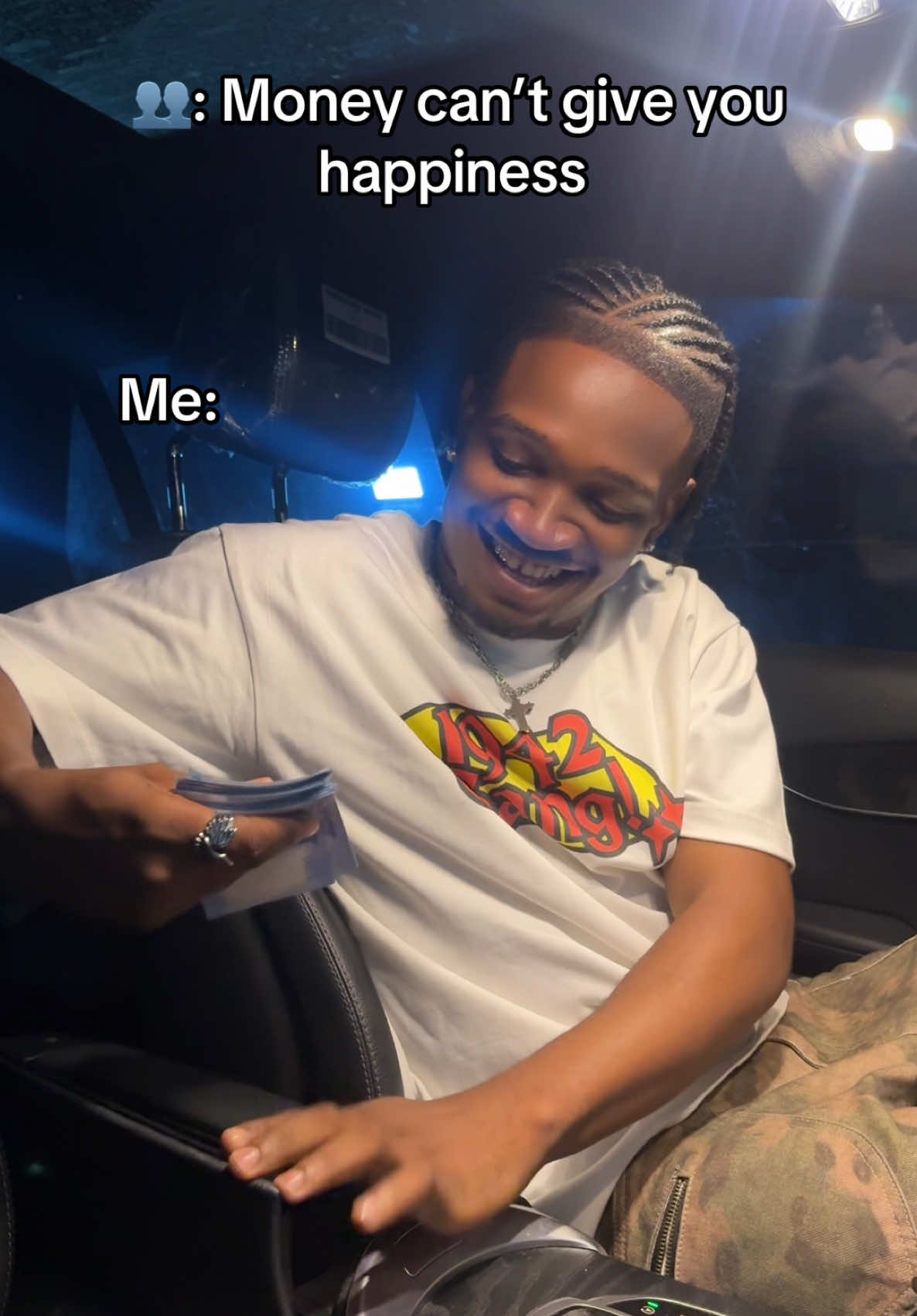 A post by @softmadeit on TikTok caption: Comment if money makes you happy🤑💵 #softmadeit 