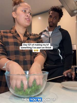 A post by @mudyandshamy on TikTok caption: I made the erewhon white bean kale salad 🥗 He thinks I’ve made the word erewhon up😭😂 #erewhon #kalesalad #healthyrecipes 