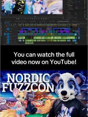 A post by @littlealphapup on TikTok caption: This video was so much work but so worth it!! #furry #furryfandom #littlealphapup #nordicfuzzcon 