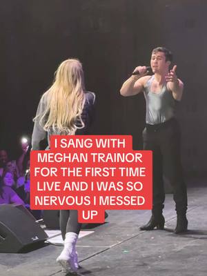A post by @chris on TikTok caption: SORRY ILL GET IT RIGHT NEXT TIME @Meghan Trainor!! I am so honored you did this with me, I’m so lucky to have you in my life, I love you so much!!! #meghantrainor #singing 