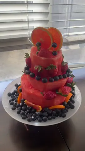 A post by @ketoxoxo1 on TikTok caption: Watermelon cake #heathylifesytle #fyp #foru #shorts_ #fypp 