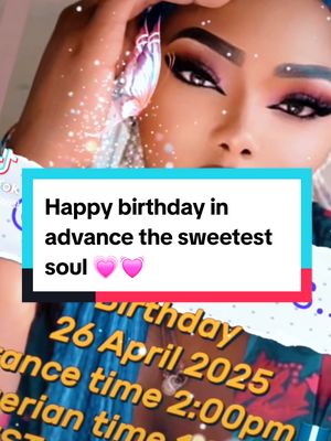 A post by @zionsharon on TikTok caption: #Happy birthday in advance the sweetest soul 💗💓 I wish you long life and prosperity #zionsharon @Heartofgold S.M☔️✨💧 