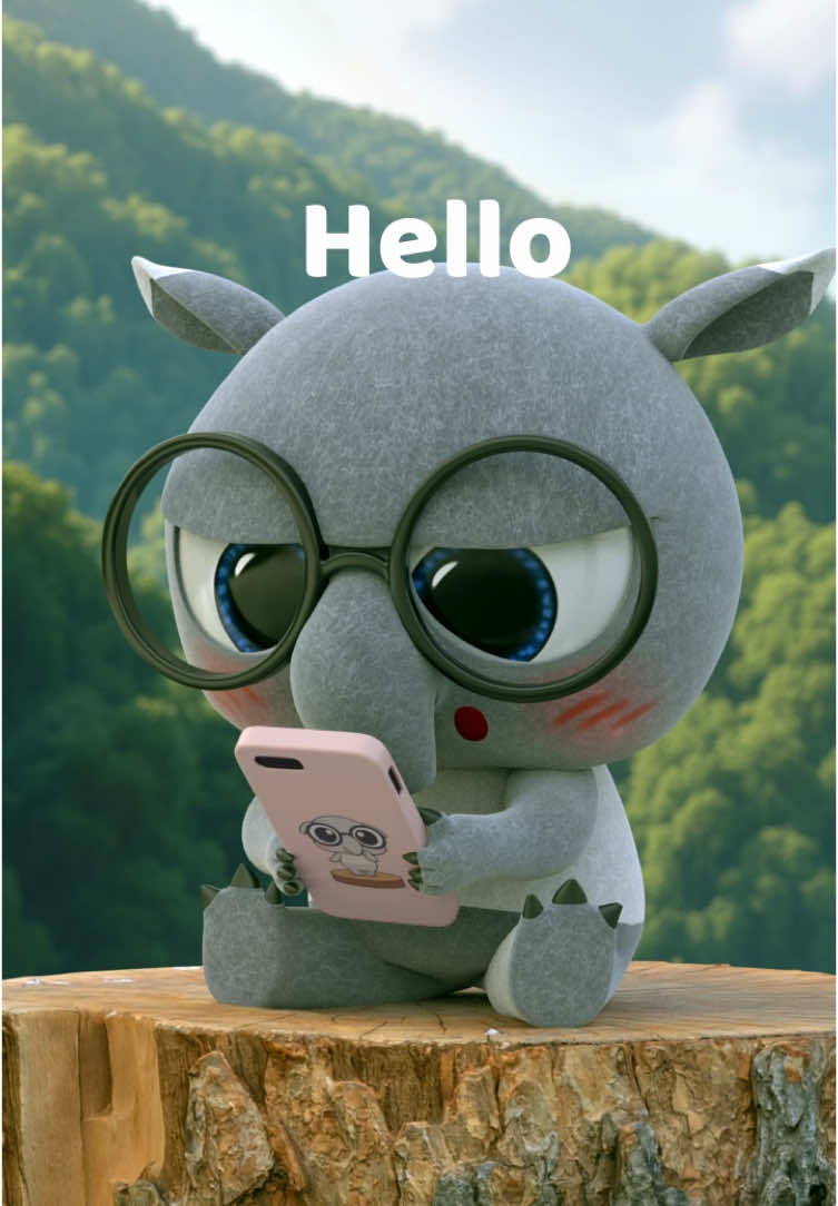 A post by @yimotapir on TikTok caption: #animationontiktok #YimoTapir #sembangentertainment #cuteanimation #foryou #imissu 