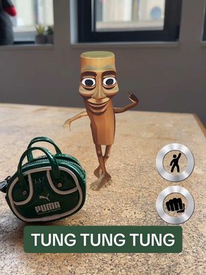 A post by @puma on TikTok caption: TUNG TUNG TUNG TUNG 🪵 #PUMA #tungtungtung 