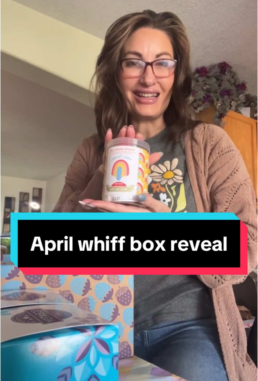 A post by @chers_scent_spot on TikTok caption: Aprils Whiff box is all about Spring!! Rain, flowers and rainbows!! I’m obsessed! Such a great deal!! #whiffbox #aprilshowers #rainbows #fyp #rainydays #odorcontrol #scentsylife #scentsy 
