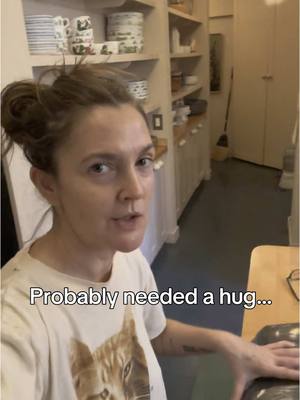 A post by @drewbarrymore on TikTok caption: If I can’t get a hug, I’ll send you a video of my latest purchase!