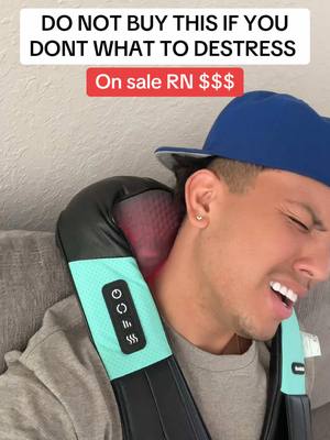 A post by @willytube on TikTok caption: ON SALE RN!! Make sure to get the viral neck massager 😱#tiktokshop #viral #massage #shoulderpain #neckpain #tiktok #trend 