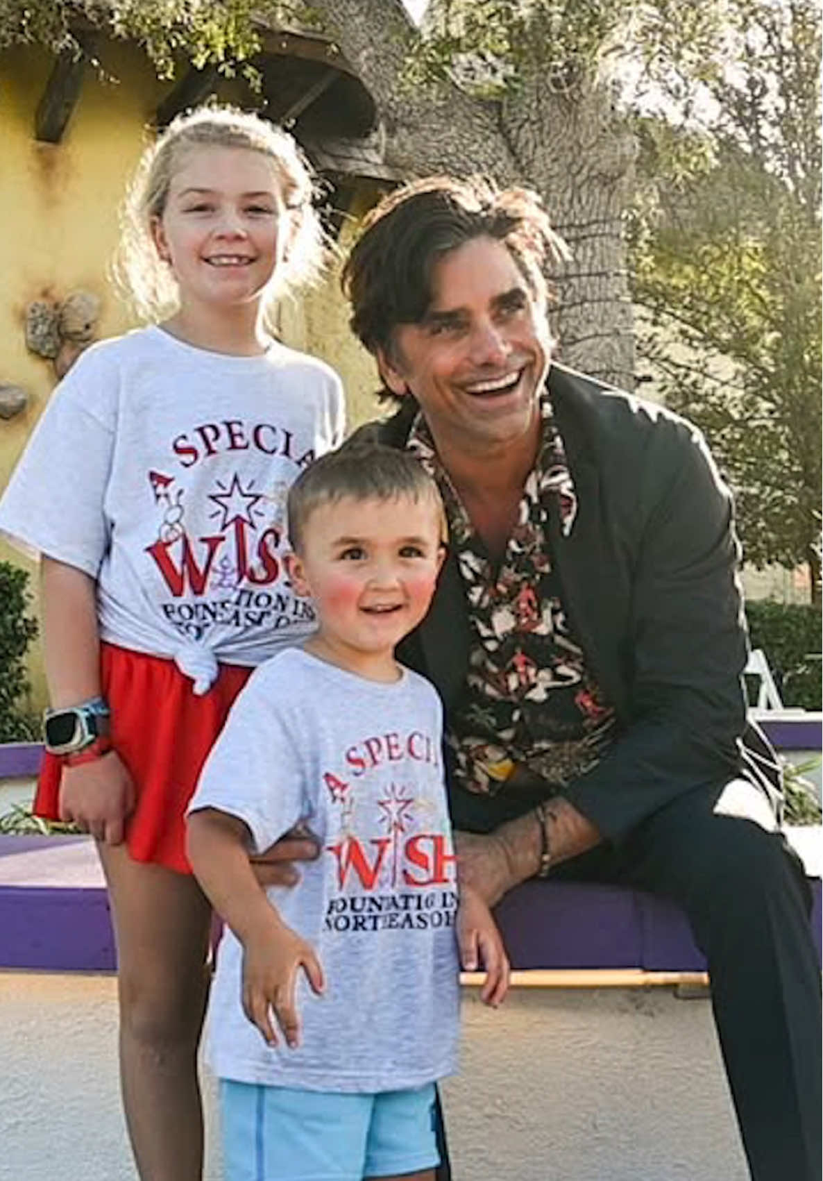 A post by @johnstamos on TikTok caption: April is World Wish Month and I’m so proud to partner with @Make-A-Wish again to help grant some more life-changing wishes to children with critical illnesses. Join me in donating to Make-A-Wish or find out how you too can become a WishMaker at wishmaker.org