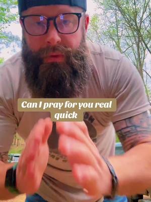 A post by @holybeardz on TikTok caption: Can I pray for you real quick #pray #praying #holyspirit #fyp #holyghost #stayprayedup #needprayers #bedtimeprayer 