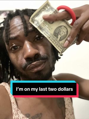 A post by @dyvon on TikTok caption: Debt strike? I would’ve been paid my debt and got these people to stop calling my phone if I could. #mylasttwodollars #twodollarbill 