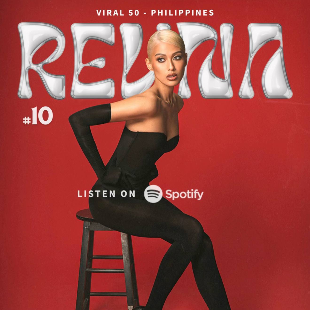 A post by @mmd on TikTok caption: SOBRANG FILIPINA! SOBRANG REYNA!! SOBRANG SALAMAT!!! Thank you for everyone who continues to make this possible. KEEP STREAMING!!!!!  🥹🫶🏻✨#NewMusic #REYNA #MMD #MichelleDee #fyp 