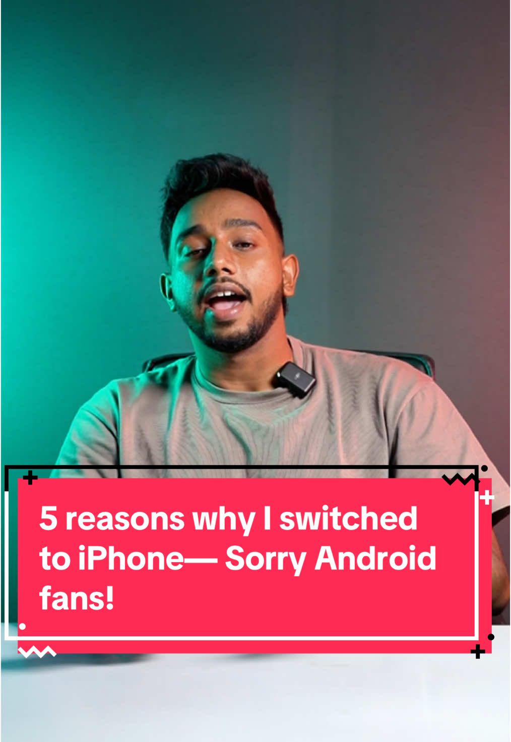 A post by @slalpha_tek on TikTok caption: 5 reasons why I switched to iPhone— Sorry Android fans! #iphone #android #learnontiktok 