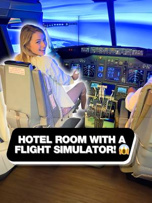 A post by @supercarblondie on TikTok caption: I didn’t leave the hotel and I still made it onto my flight 😅 @sbxcars #plane #hotel #luxury