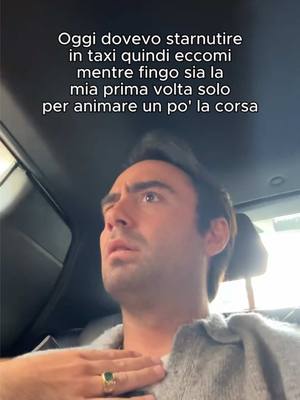 A post by @mattovarini on TikTok caption: “CIOÈ?”❤️ #filmmentali #taxi #fingere #starnutire #raffreddore #primavera #allergie #davedere #dietrolequinte #mattovarini #perte 