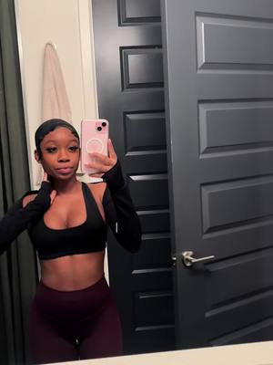 A post by @nobleshayda on TikTok caption: did yall exercise today?? #atlanta #yoga 