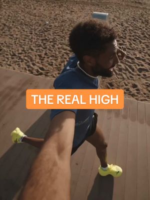A post by @puma on TikTok caption: That’s the real high 😎 #PUMA #GoWild #Running #RunnersHigh @Aman Petros 