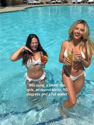 A post by @kennelly_michelle on TikTok caption: brat summer x2 😮‍💨 @Lindsay Brewer #summer #fyp #bratsummer #pool #explore #girls 
