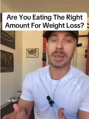 A post by @lostandlifting on TikTok caption: Are you eating the right amount for weight loss?  #weightloss #weightlossjouney #weightlosscoach 