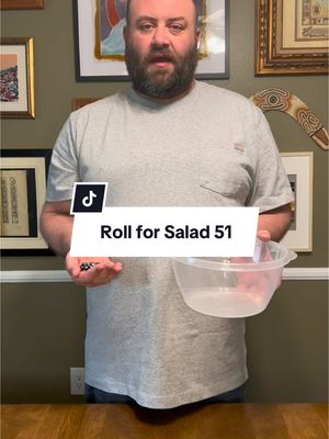 A post by @imjermee on TikTok caption: Roll for Salad 51: My mom’s chickens are getting some good treats this week. So nice she has these magic creatures who turn bad salads into delicious eggs. #rollforsalad #salad #polyhedraldice #dndtiktok 