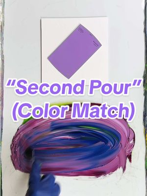 A post by @fritzdoesart on TikTok caption: “Second Pour” (color match)