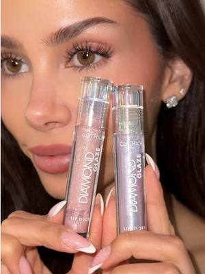A post by @jennatanisha on TikTok caption: No such thing as too much glitter!! 🙂‍↔️✨ Mainos @Catrice Cosmetics  Under Eye Brightener Soft Glam Filter Stick True Skin Concealer Under Eye Brightener Setting Powder Blushin’ Charm Multi Stick Diamond Haze Highlighter Plumping Lip Liner Diamond Glaze Lip Gloss #CatriceCosmetics #sparklymakeup #ownyourmagic #Catrice #makeup 