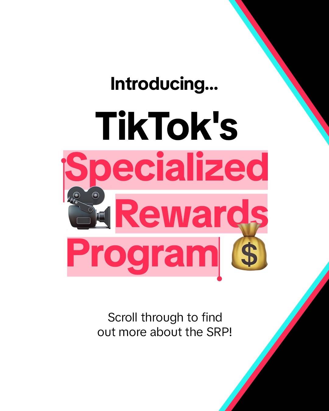 A post by @tiktokcreators on TikTok caption: More rewards, more visibility, more impact—here's what you need to know about TikTok’s Specialized Rewards Program ✨