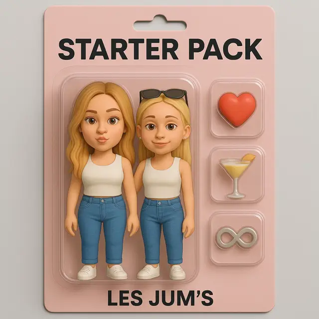 A post by @melissaylona on TikTok caption: Une simple connaissance devenu mon indispensable ! Love ma Jum’s ❤️❤️ #chatgpt #starterpack #twins #friends 