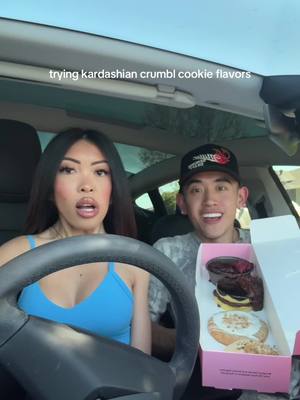 A post by @jenniferngo on TikTok caption: this weeks kardasian crumbl flavors @David Ngo 