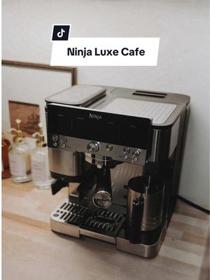 A post by @drewpow on TikTok caption: Our new coffee nook might be even better than our new laundry room now! #NinjaPartner#NinjaLuxeCafe @Ninja Kitchen 