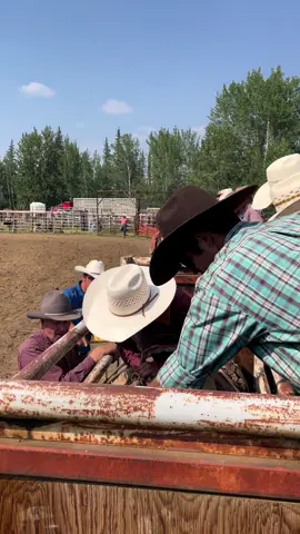 A post by @emmaefen on TikTok caption: POV quitting was never an option. #fyp #rodeo #ranchbronc #saddlebronc 