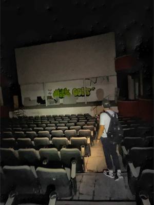 A post by @josefloresterror on TikTok caption: Teatro abandonado intacto 😱😰#misterio #urbex #exploring #lugaresabandonados 