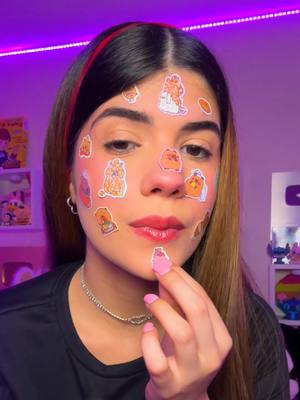 A post by @soyanicat on TikTok caption: Qué tal quedo mi filtro de STICKERS de Capibara??🩷🔥