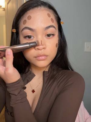 A post by @_vanessaanne on TikTok caption: been a min since I did my makeup 🤎