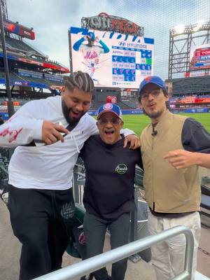 A post by @nicolasnuvan on TikTok caption: Mets Opening Day w/ New Friends🇩🇴#openingweek #mlbpartner @New York Mets @MLB 