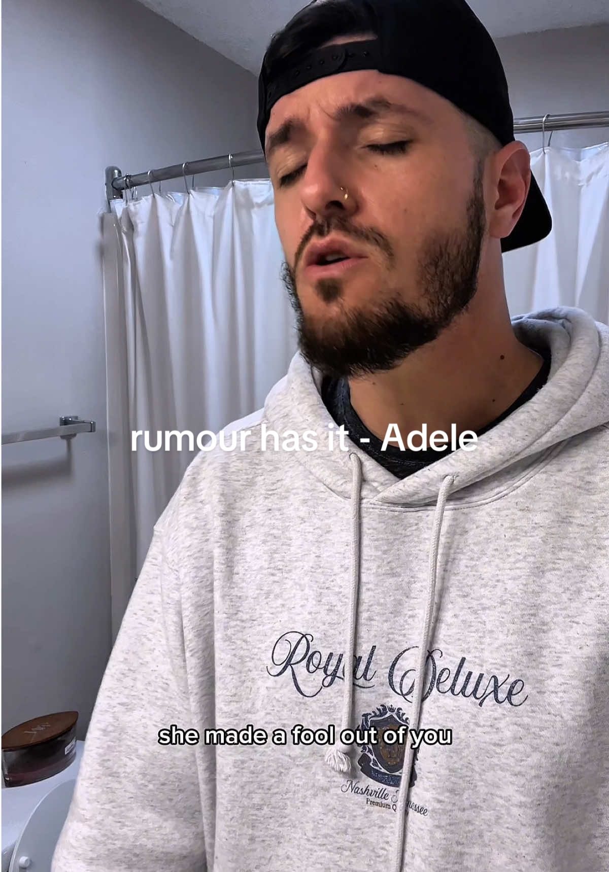 A post by @coreyallenmusic on TikTok caption: Rumour Has It #RumourHasIt #AdeleCover #VocalCover #MusicVideo #CoverSong #Singer #LiveMusic #IndieArtist #PopCover 