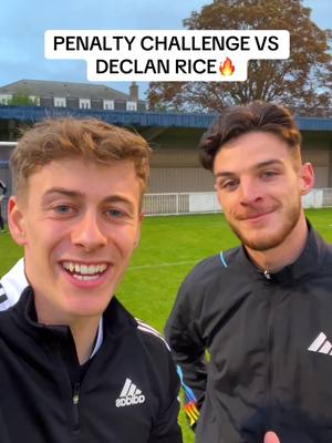 A post by @ben on TikTok caption: Declan Rice is used to hitting it top corner…🤯
