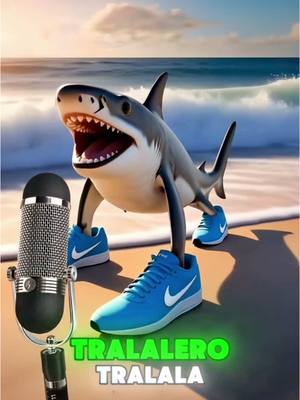 A post by @atleticodemadrid on TikTok caption: TRALALERO TRALALAAAAA 🦈  #atleticodemadrid #tralalerotralala #tiburon #shark #barrios 