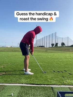 A post by @tokstar696969 on TikTok caption: Let me know in the comments what I shouod change---let that elbow breathe! #golf #summer #spring #letsgogolfing #golfswing #themasters 