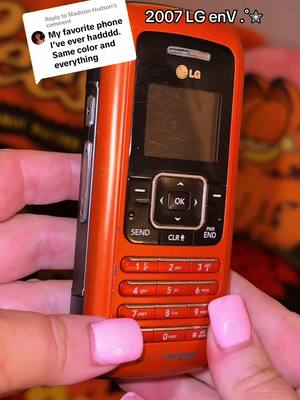 A post by @mercedes.meranda on TikTok caption: Replying to @Madison Hudson 2000’s cellphone ASMR 💭📞 #nostalgia #asmr This was the phone I used in HS 🥹 #early2000s #2007 #2008 #liprageous @Avril Lavigne @Verizon 
