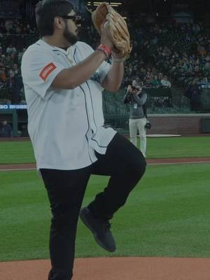 A post by @renevacacomedy on TikTok caption: My first pitch! Howd I do? 😂 RENE VACA