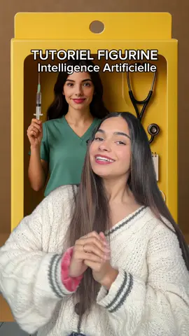 A post by @enya_jaime on TikTok caption: Voici le texte à utiliser pour créer ta propre figurine: Crée une image d'une figurine 3D nommée « TON-NOM-ICI ». Elle doit apparaître comme si elle était exposée dans un emballage plastique transparent, de type blister. La figurine ressemble à celle de la photo, son style est [GENRE/SON STYLE À ELLE/LUI/EUX] avec [DÉCRIS TOUT : CHEVEUX/VISAGE/ETC.]. En haut de l'emballage, on voit en grand le nom : « [TON-NOM-ENCORE] » en texte, puis juste en dessous : « [TITRE/STARTER-PACK] ». Elle est habillée avec [VÊTEMENTS/ACCESSOIRES]. Ajoute aussi quelques objets liés à son métier ou son rôle, placés à côté de la figurine, comme  [TOUS-LES-OBJETS]. Le design de l’emballage est minimaliste, couleur [COULEUR], dans un style mignon de jouet vendu en magasin. Le style est cartoon, mignon mais soigné. N'oublie pas d'ajouter ta photo!