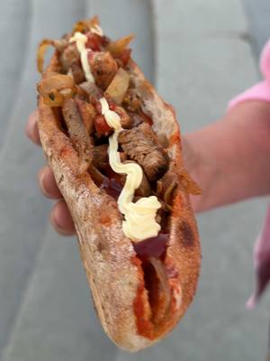 A post by @joshandmomma on TikTok caption: Momma tries Paris Street Food 😂😂😂 @Josh’s Momma @Josh Godfrey #familydinner #joshandmomma #joshsmom #streetfood #parish #fyp #easydinner #easyrecipe #familyfood 