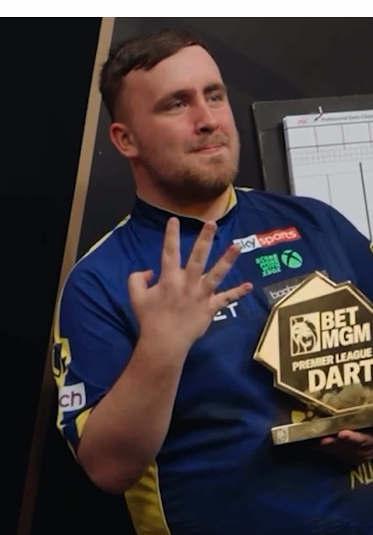 A post by @lukethenukelittler on TikTok caption: No place like home and got my eyes on #5🏆👀 manchester up next🫡 #fyp #darts #viral_video 