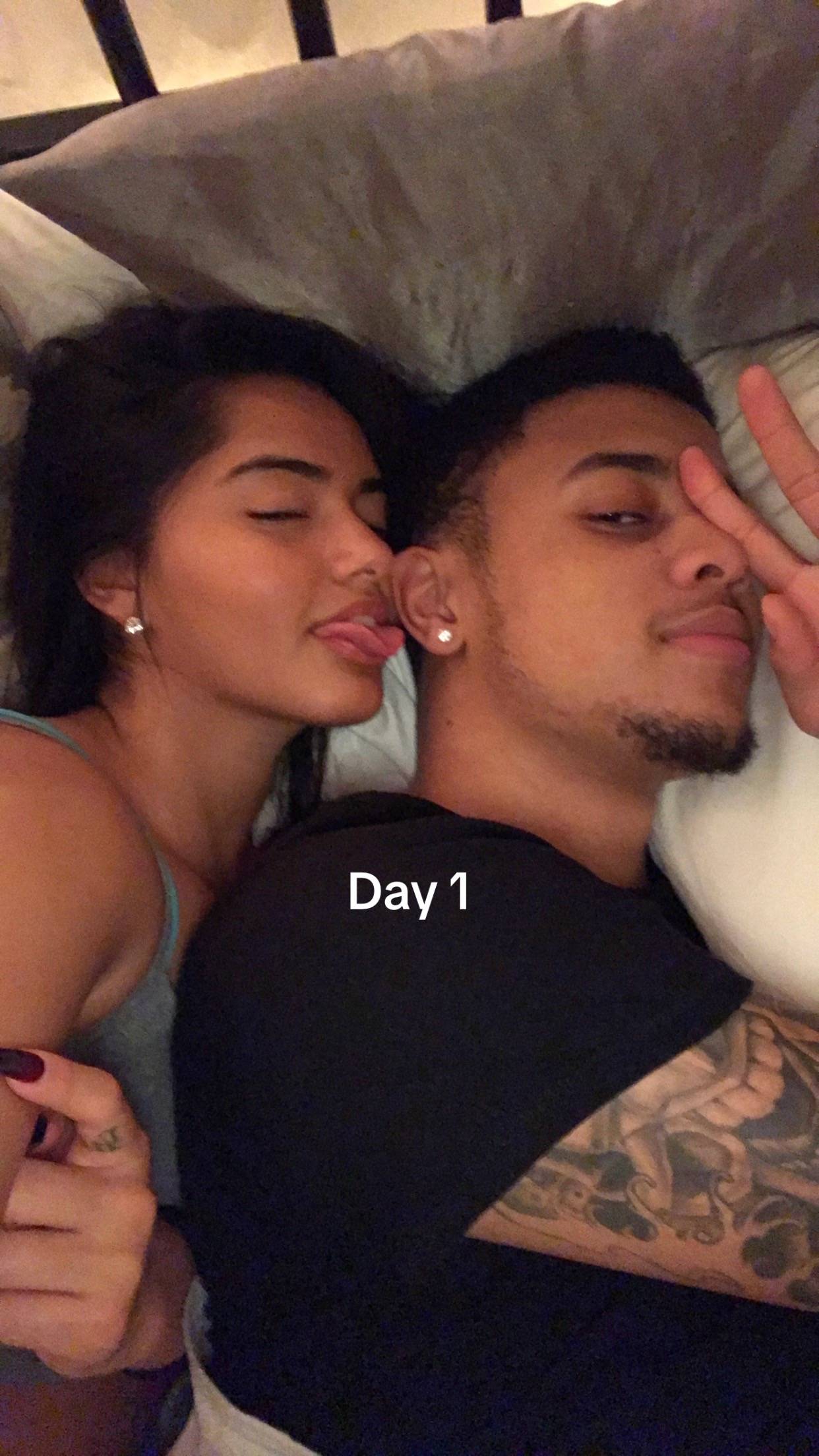 A post by @kbandkarla on TikTok caption: Got the rest of our lives to go! 🥹 