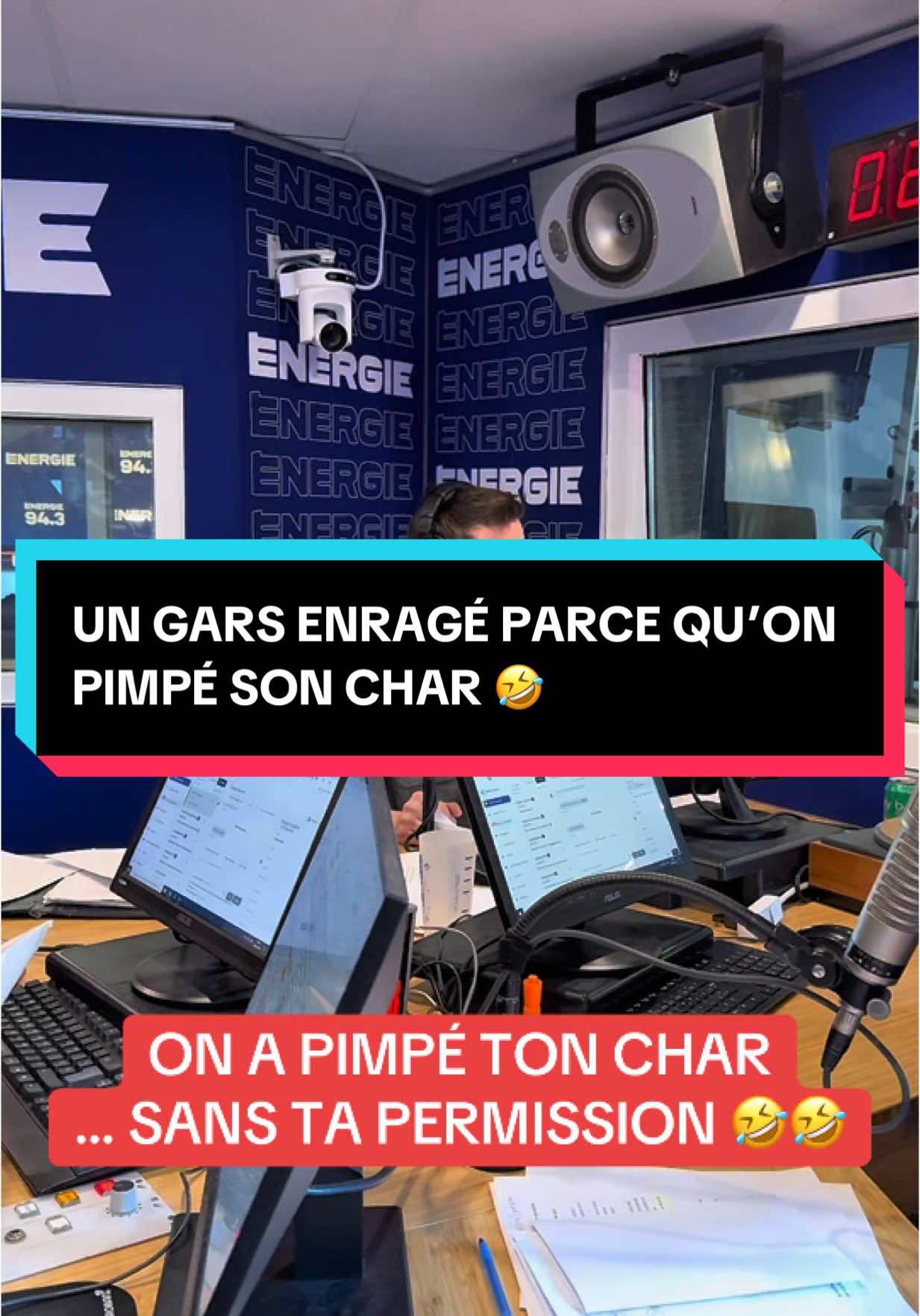 A post by @sebtrudelradio on TikTok caption: Benjamin et Mathis font pomper un gars solide 🤣😂
