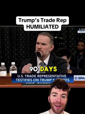 A post by @joshhelfgott on TikTok caption: BREAKING🚨 Man in charge of tariffs DESTROYED on live TV