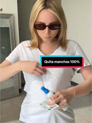 A post by @kristennmedinaa on TikTok caption: Estoy en SHOCK, véanlo hasta al final 😳😳😳😳 #quitamanchas #manchasenropa #stainremover 